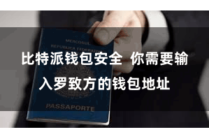 比特派钱包安全  你需要输入罗致方的钱包地址