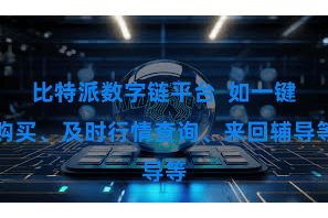 比特派数字链平台  如一键购买、及时行情查询、来回辅导等